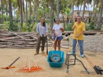 Recolectan 100 huevos de tortuga marina en Playa Ventura, Copala, con apoyo de la SEMAREN