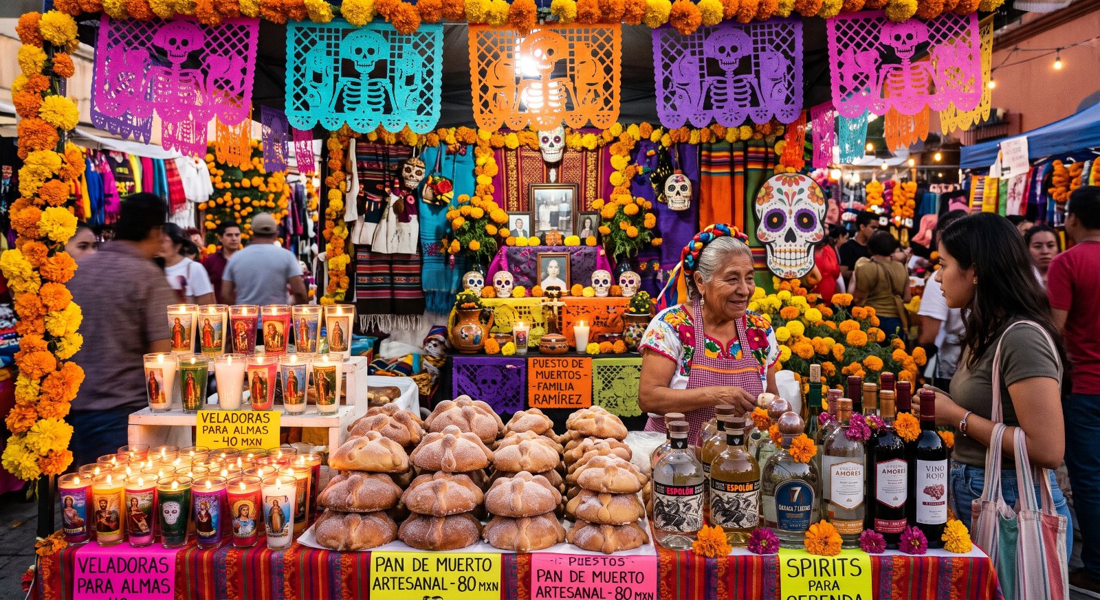 Velas y chocolate de mesa disparan sus ventas en la semana de Día de Muertos, reporta NielsenIQ