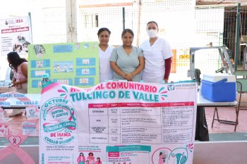 Mujeres indígenas de Tulcingo de Valle reciben servicios y asesoría en jornada integral