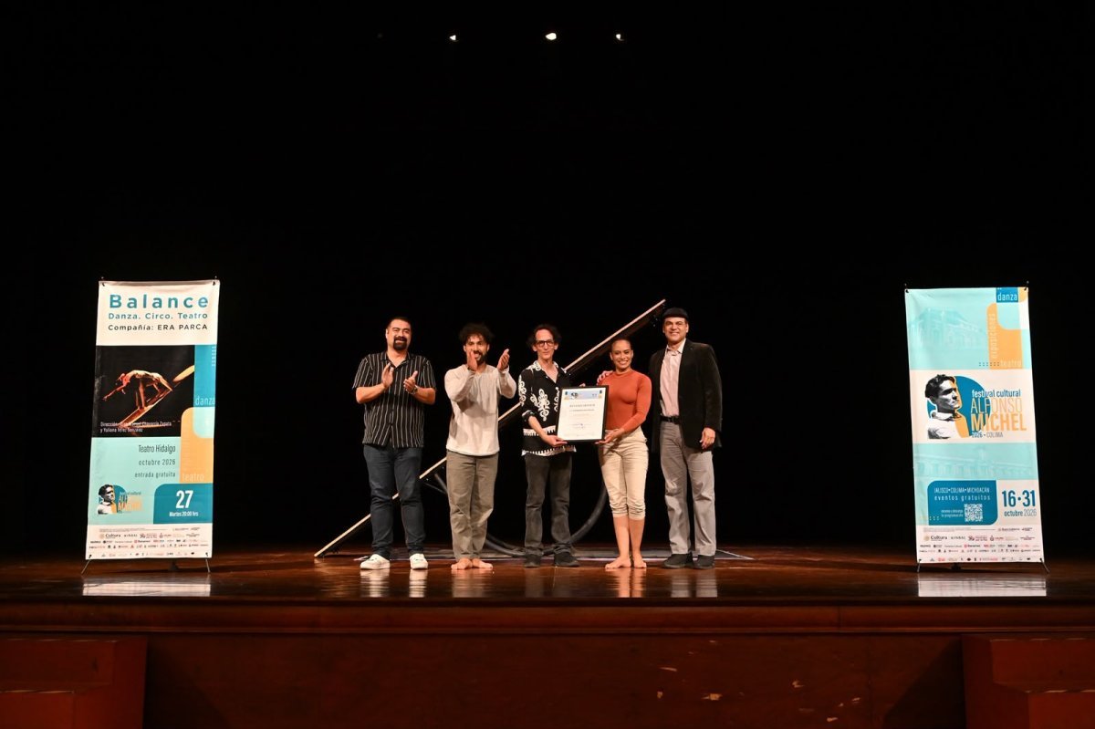 Compañía colombiana Era Parca presenta "Balance" en el Festival Alfonso Michel de Colima