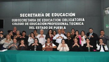 Conalep Puebla capacita a personal de 12 planteles en manejo de archivos