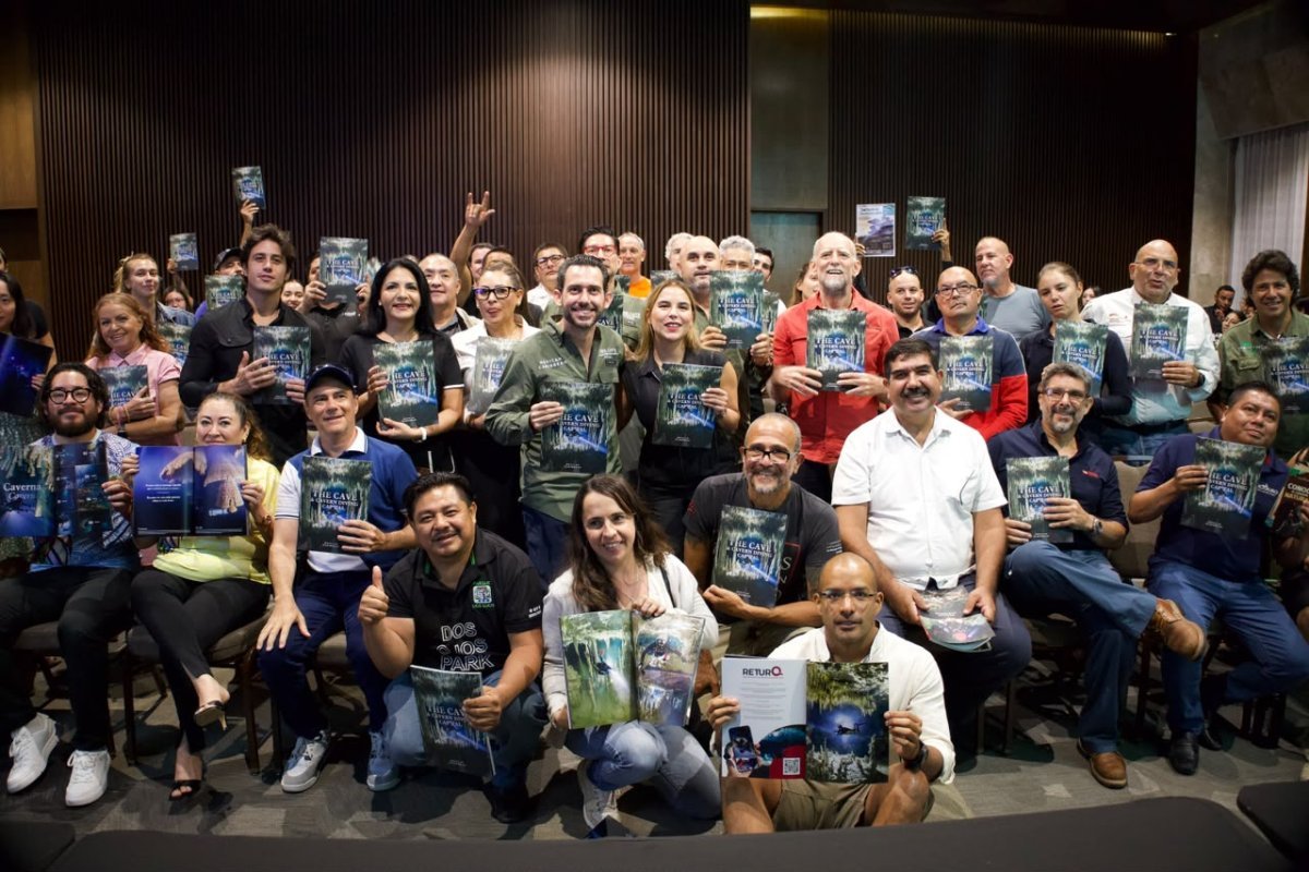 Quintana Roo presenta guía de buceo en cuevas y cavernas; 587 mil turistas bucearon en 2025