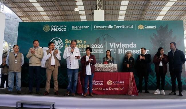 Sedatu y Conavi sortean 448 folios de Viviendas Bienestar en Michoacán