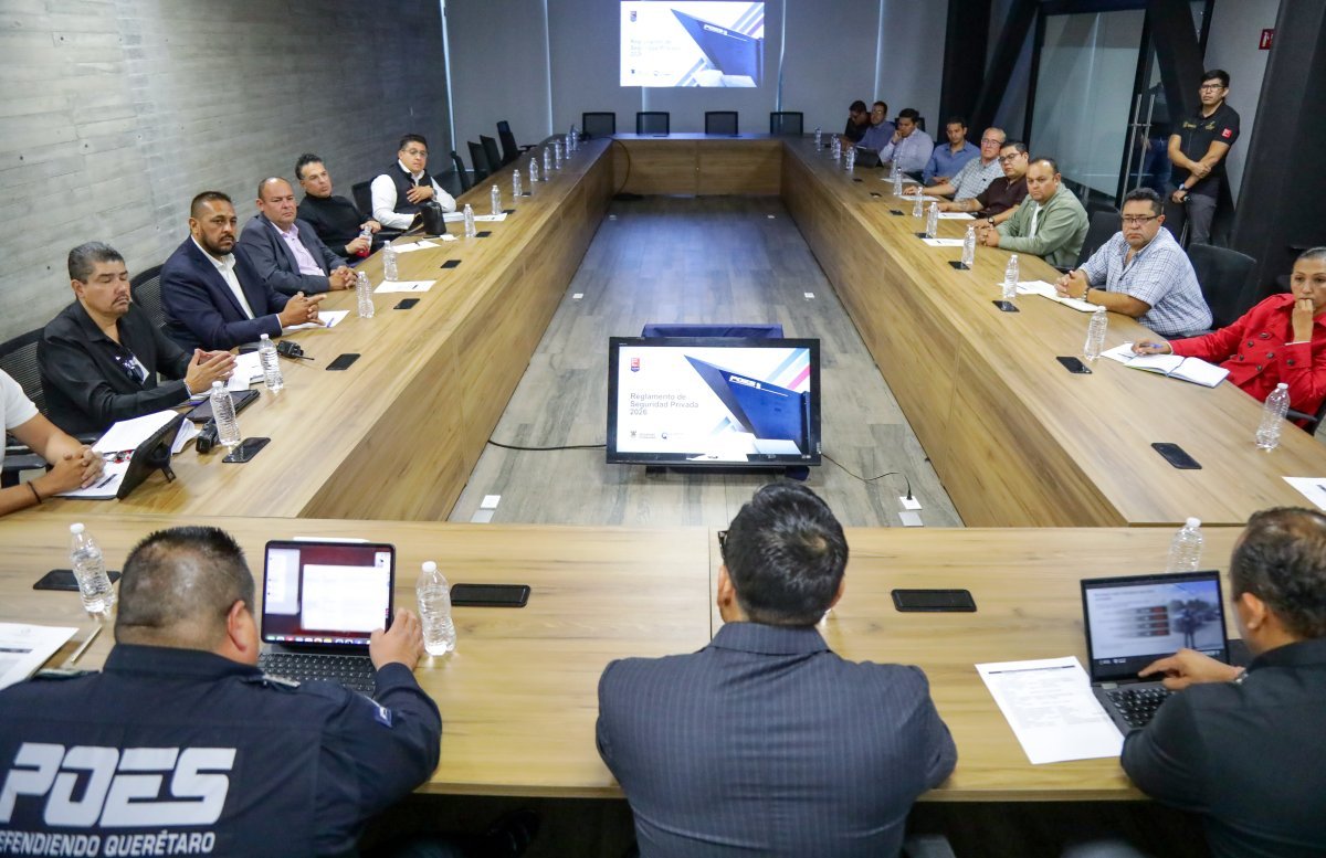 SSC de Querétaro revisa con empresas de seguridad privada el nuevo reglamento del sector