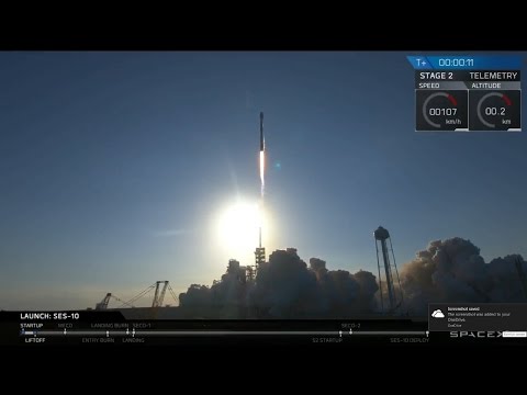 SpaceX lanza con éxito cohete Falcon 9 