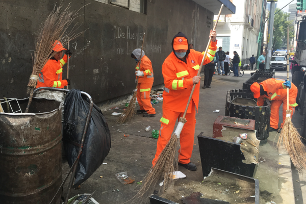 Delegación Cuauhtémoc lleva a cabo plan para mejorar entorno urbano en Artículo 123