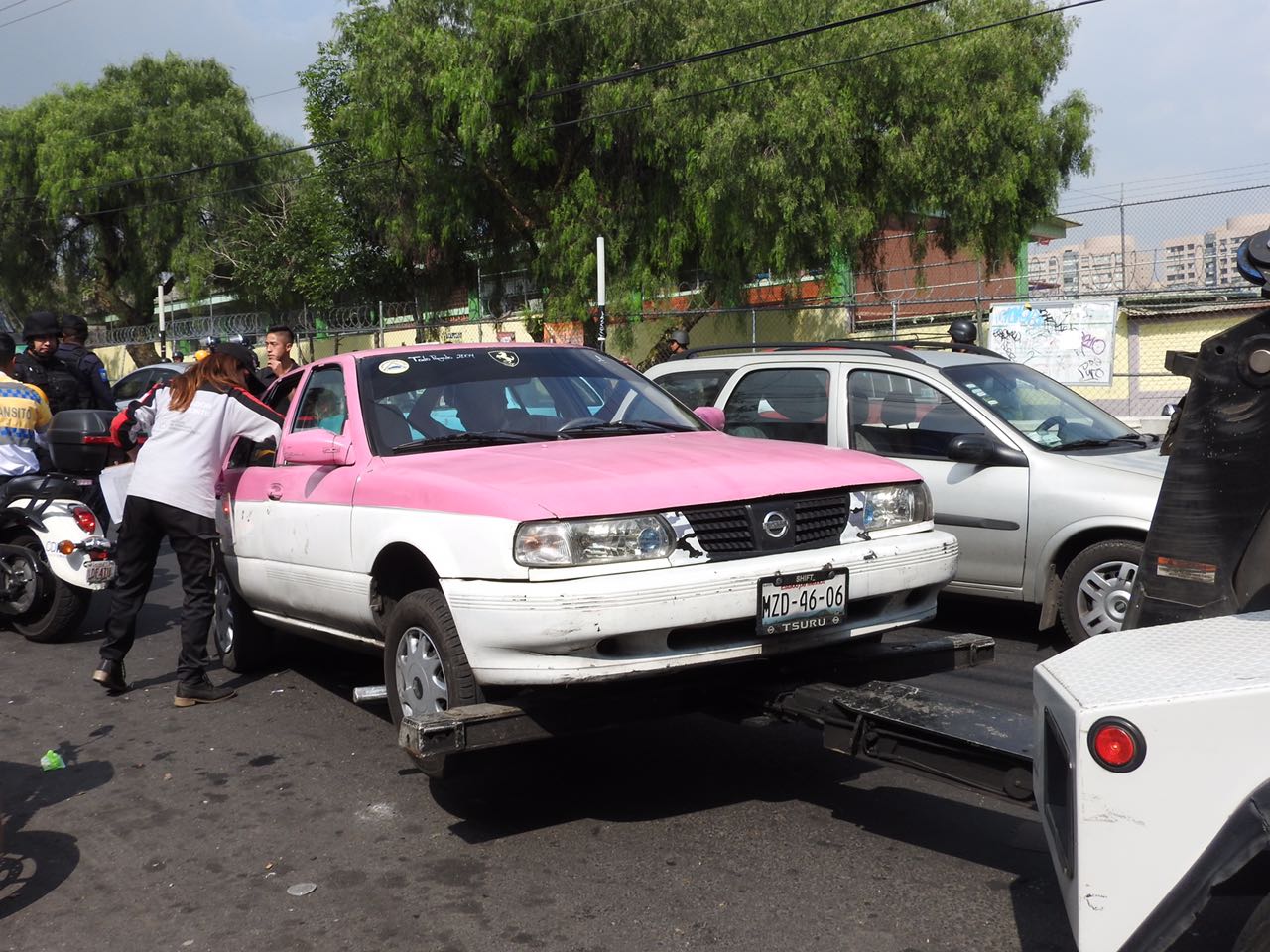 SEMOVI IMPLEMENTÓ DISPOSITIVO DE REVISIÓN A TAXIS EN SANTA FE