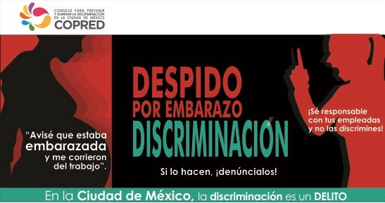 COPRED presenta campaña de sensibilización contra discriminación laboral a mujeres embarazadas