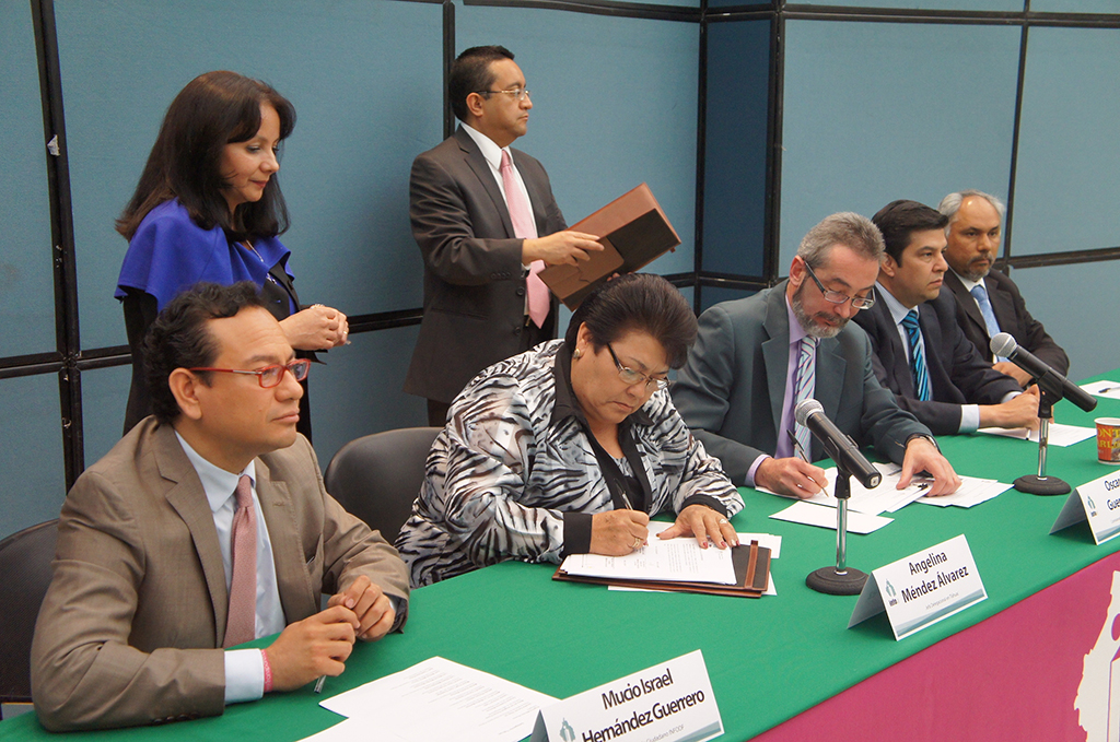 Firman INFO-DF y la delegación Táhuac convenio de colaboración