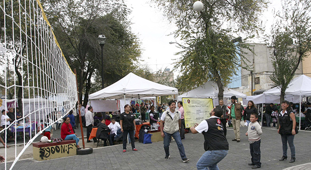 AVANZAN OBRAS DE REHABILITACIÓN EN LA PLAZA LOS ÁNGELES
