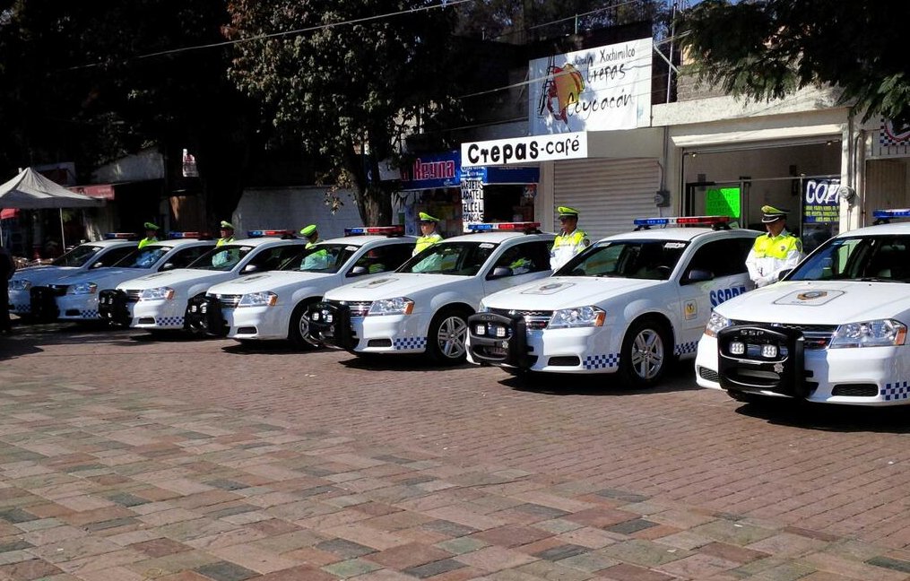 ENTREGA JRA 20 PATRULLAS A LA DELEGACION DE XOCHIMILCO