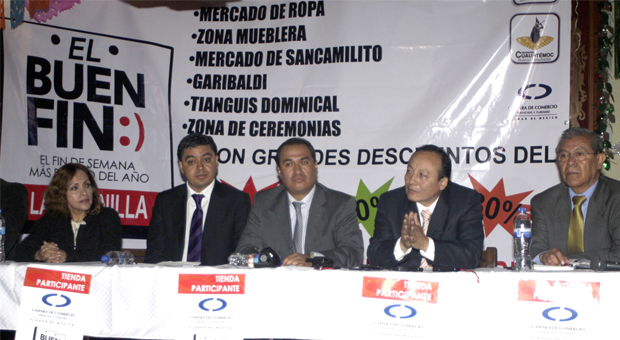 LA CUAUHTÉMOC: 2000 COMERCIANTES DE LA LAGUNILLA Y GARIBALDI, EN EL BUEN FIN