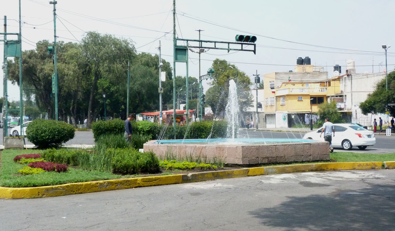 REHABILITAN FUENTES ORNAMENTALES EN AZCAPOTZALCO