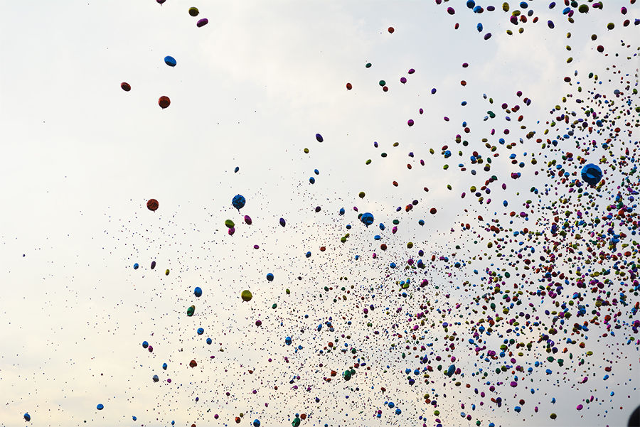 PINTAN COLORES Y DESEOS AL CIELO EN IZTAPALAPA