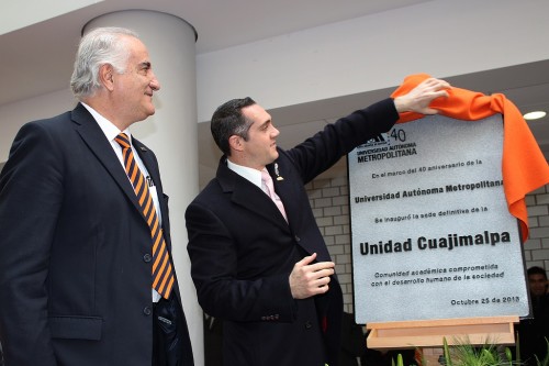 SE INAUGURA LA UAM  UNIDAD CUAJIMALPA