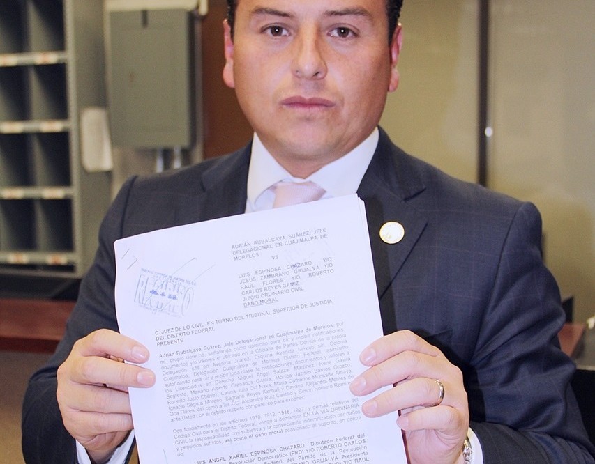 PRESENTA ADRIÃN RUBALCAVA SUÃREZ, DEMANDA CONTRA JESÚS ZAMBRANO, PRESIDENTE NACIONAL DEL PRD Y RAÚL FLORES PRESIDENTE DEL PRD EN EL DF