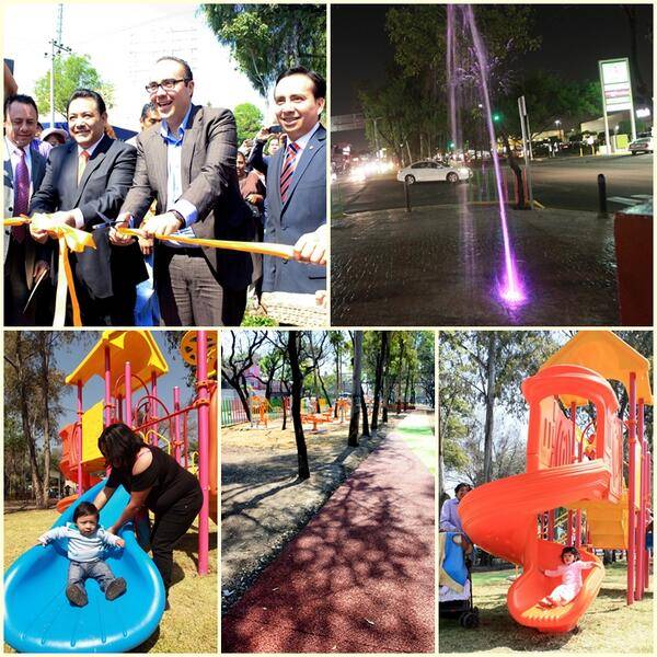 Inauguran parque lineal en Miramontes en la delegación Coyoacán