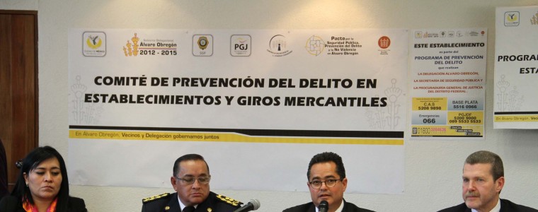 Inicia programa de prevenciÃ³n de delitos en empresas mercantiles de la delegaciÃ³n Ãlvaro ObregÃ³n