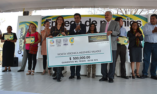 PREMIAN A GANADORES DE ACUPUNTURAS HIDROURBANAS, CONCURSO POR EL AGUA