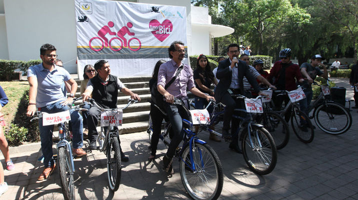 El amor viaja en bici en Miguel Hidalgo