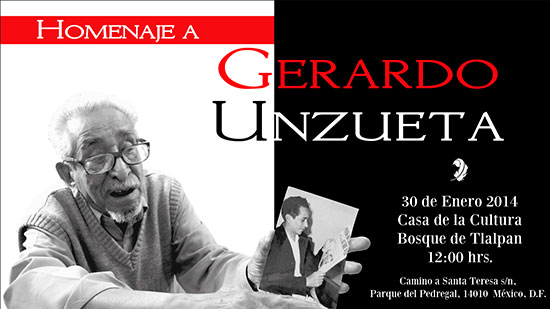 Tlalpan realizará homenaje al periodista y escritor Gerardo Unzueta