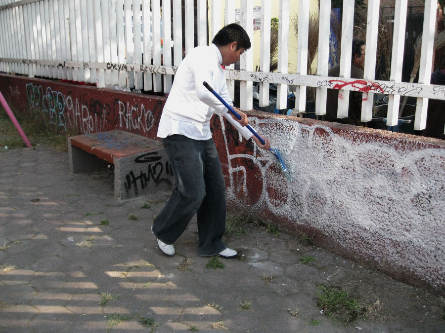 REALIZAN JORNADA DE LIMPIEZA EN SANTIAGO AHUIZOTLA