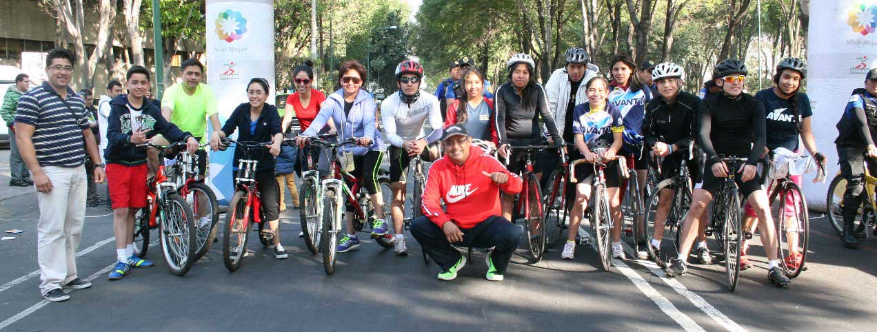 Segundo BJ en Bici por una vida saludable