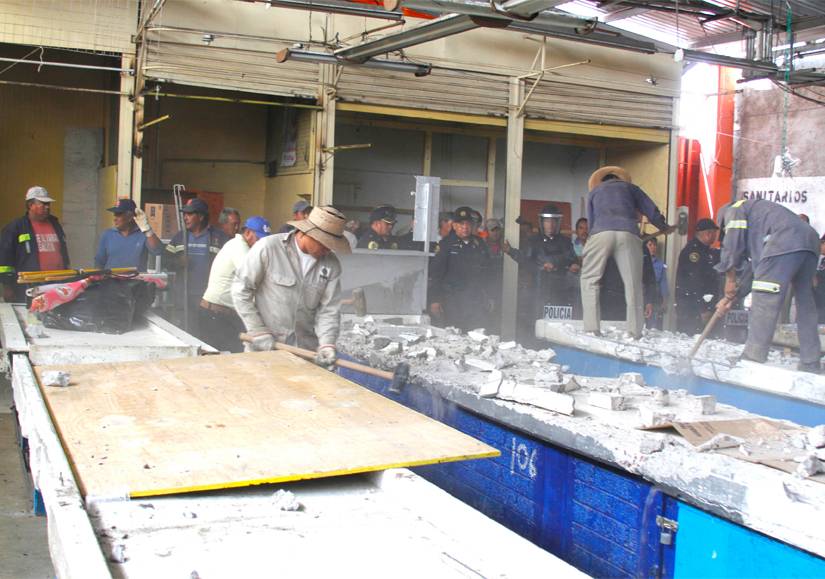 Recupera la Delegación Milpa Alta el Mercado 395 para su renovación