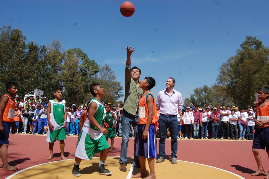 GANAN TRIQUIS PARTIDO AMISTOSO DE BASQUETBOL EN IZTAPALAPA
