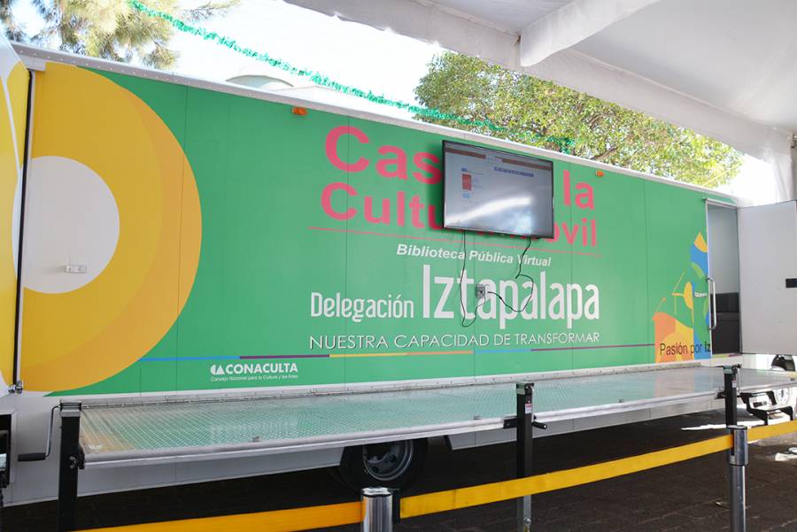 INAUGURA IZTAPALAPA CASA MÓVIL DE CULTURA