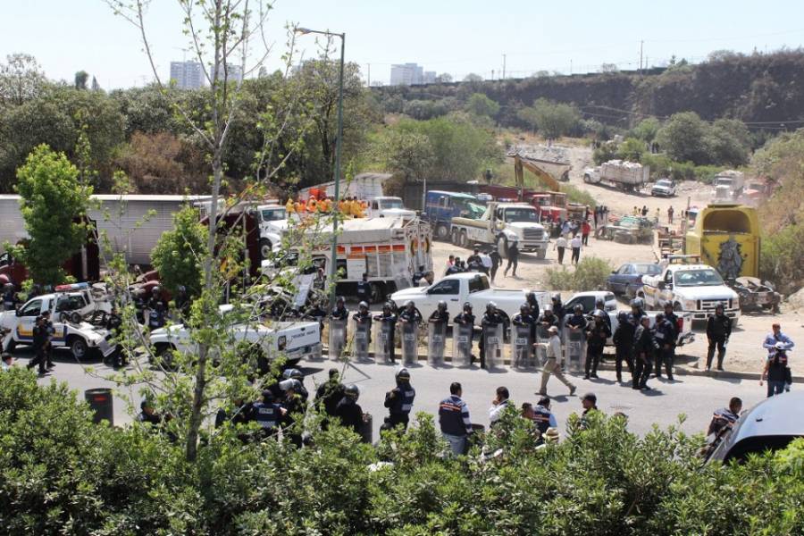 SE LLEVA A CABO OPERATIVO EN SANTA FE PARA LIBERAR EL PREDIO “LA MEXICANAâ€