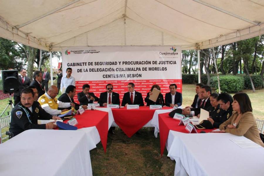 NO BAJAREMOS LA GUARDIA ANTE LA DELINCUENCIA Y REFORZAREMOS MÁS, LA SEGURIDAD EN CUAJIMALPA