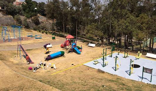 Rehabilitan en Tlalpan deportivo en beneficio del Ajusco Medio