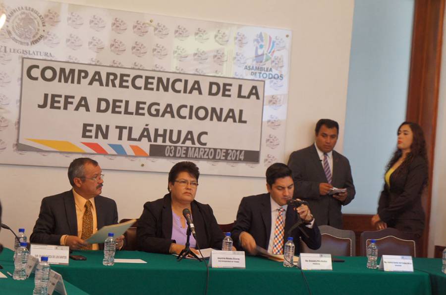 Titular en Tláhuac rinde cuentas del 2013 ante la ALDF y proyecta acciones para el 2014