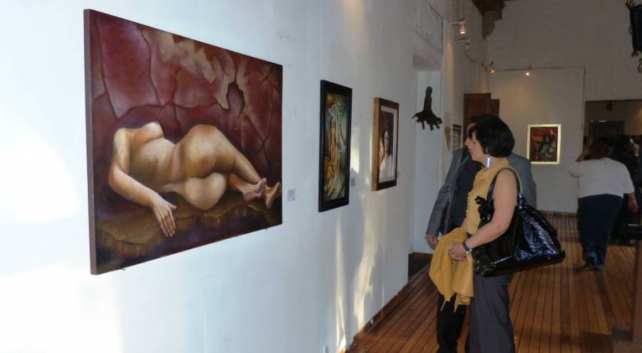 PRESENTAN EXPOSICIÓN COLECTIVA DE ARTE EN CASA DE CULTURA