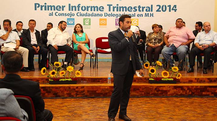 Rinde cuentas Romo Guerra ante Consejo Ciudadano Delegacional en Miguel Hidalgo