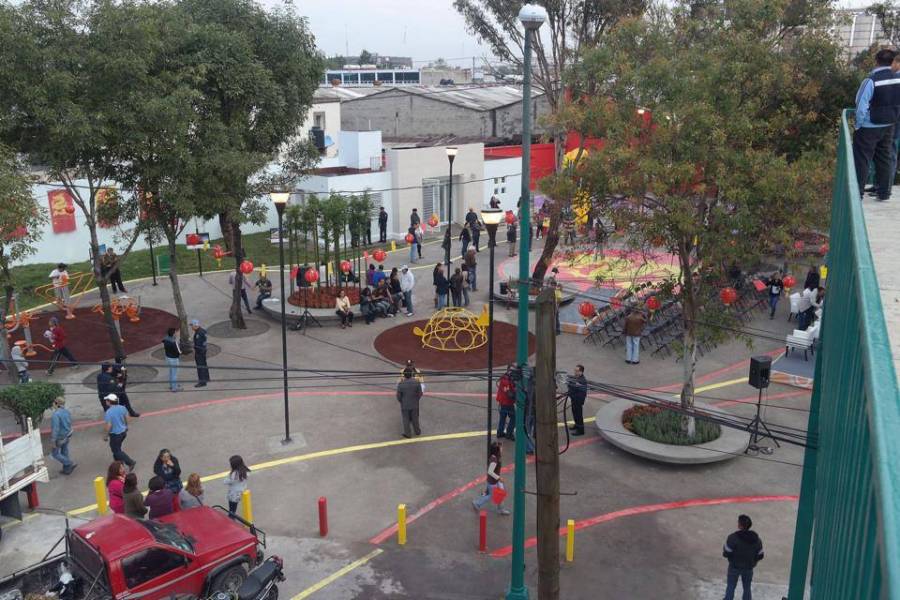 INAUGURAN PARQUE XICHENG EN AZCAPOTZALCO