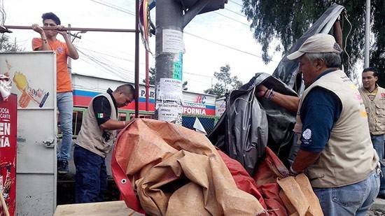 Reordenan comercios en Calzada de Tlalpan