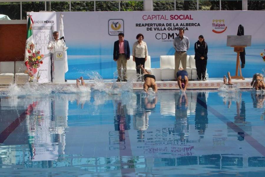 Reapertura de Alberca Villa Olímpica; es modernizada después de 46 años