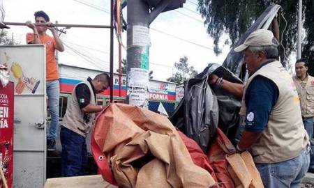Reordenan comercios en Calzada de Tlalpan