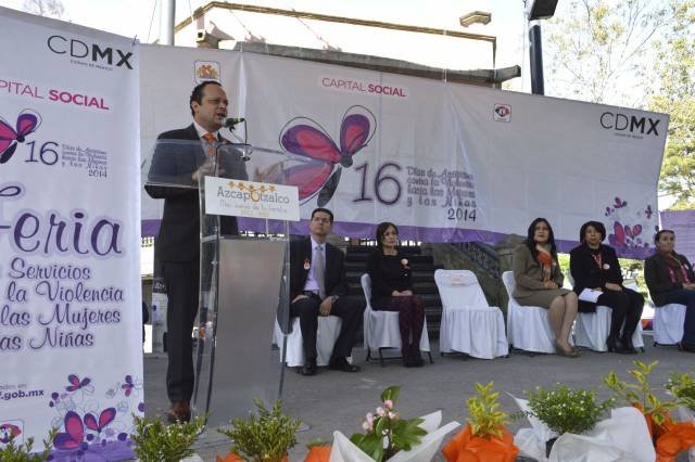 REALIZA AZCAPOTZALCO FERIA CONTRA VIOLENCIA A MUJERES