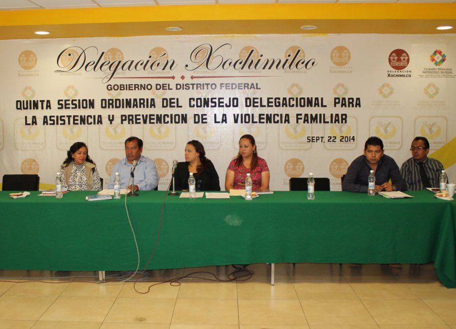 PROPONEN ACCIONES INTERINSTITUCIONALES PARA PREVENIR Y ERRADICAR LA VIOLENCIA INTRAFAMILIAR EN XOCHIMILCO