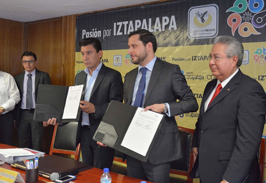 FIRMAN CONVENIO EN BENEFICIO DE LOS IZTAPALAPENSES
