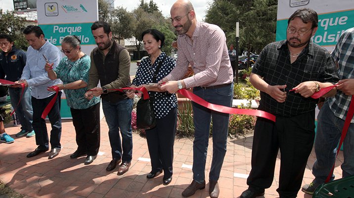 Inaugura Romo Guerra parque de bolsillo y placas de nomenclatura en la colonia Anzures