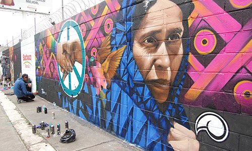RECONOCEN A GRAFFITEROS EN IZTAPALAPA