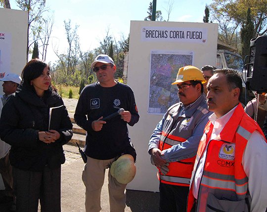 INICIA IZTAPALAPA JORNADA DE PREVENCIÓN CONTRA INCENDIOS FORESTALES EN EL CERRO DE LA ESTRELLA.