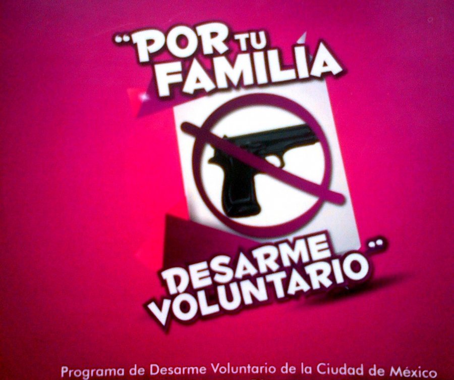 A partir de este lunes a€œPor Tu Familia, Desarme Voluntarioa€ estará en Iztacalco