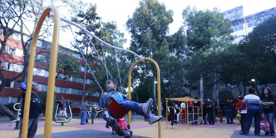 ENTREGA CUAUHTÉMOC RENOVACIÓN DE PLAZA TABASCO EN TLATELOLCO