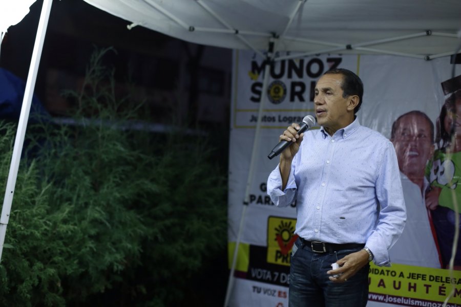 JOSÉ LUIS MUÑOZ SORIA SOLICITÓ AL INSTITUTO ELECTORAL DEL DISTRITO FEDERAL LLEVAR A CABO EL DEBATE POR CUAUHTÉMOC