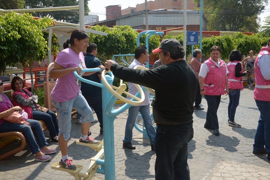 REHABILITAN ESPACIOS PÚBLICOS EN LA MIGUEL HIDALGO